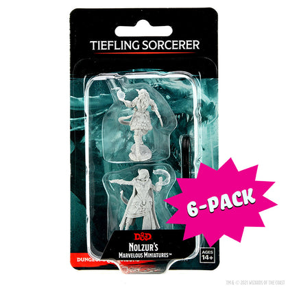 D&D Nolzur's Marvelous Miniatures: Tiefling Sorcerer Female (Bundle of 6) - Shop Dungeon & Dragons powered by WizKids
