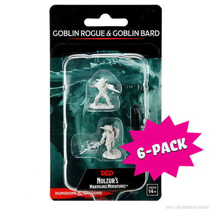 D&D Nolzur's Marvelous Miniatures: Male Goblin Rogue & Female Goblin Bard (Bundle of 6) - Shop Dungeon & Dragons powered by WizKids