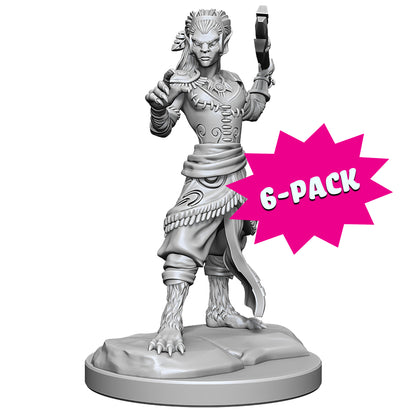 D&D Nolzur's Marvelous Miniatures: Shifter Fighter (Bundle of 6)