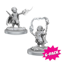 D&D Nolzur's Marvelous Miniatures: Halfling Wizards (Bundle of 6)