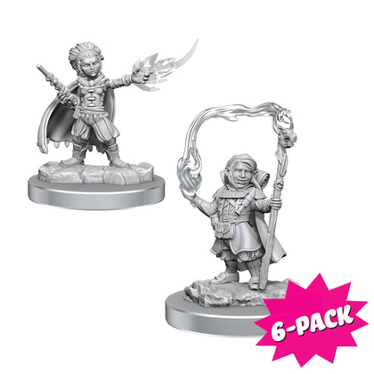 D&D Nolzur's Marvelous Miniatures: Halfling Wizards (Bundle of 6)