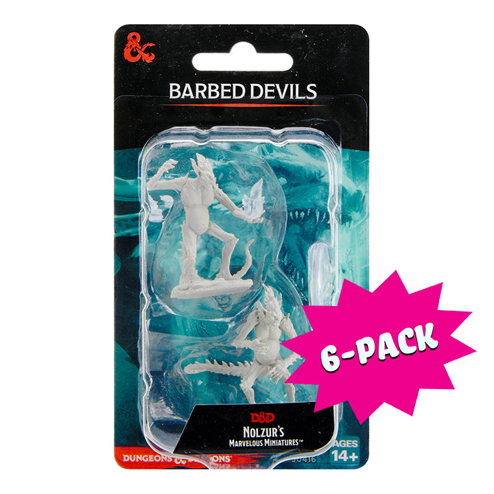 D&D Nolzur's Marvelous Miniatures: Barbed Devils (Bundle of 6)