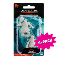 D&D Nolzur's Marvelous Miniatures: Snow Golems (Bundle of 6)
