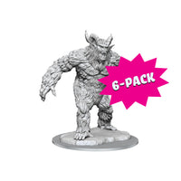 D&D Nolzur's Marvelous Miniatures: Abominable Yeti (Bundle of 6)