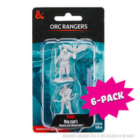 D&D Nolzur's Marvelous Miniatures: Orc Ranger Male (Bundle of 6)