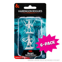 D&D Nolzur's Marvelous Miniatures: Harengon Rogues (Bundle of 6)