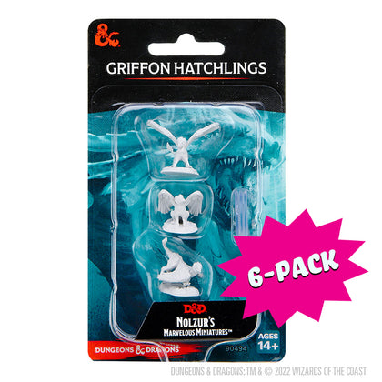 D&D Nolzur's Marvelous Miniatures: Griffon Hatchlings (Bundle of 6) - Shop Dungeon & Dragons powered by WizKids