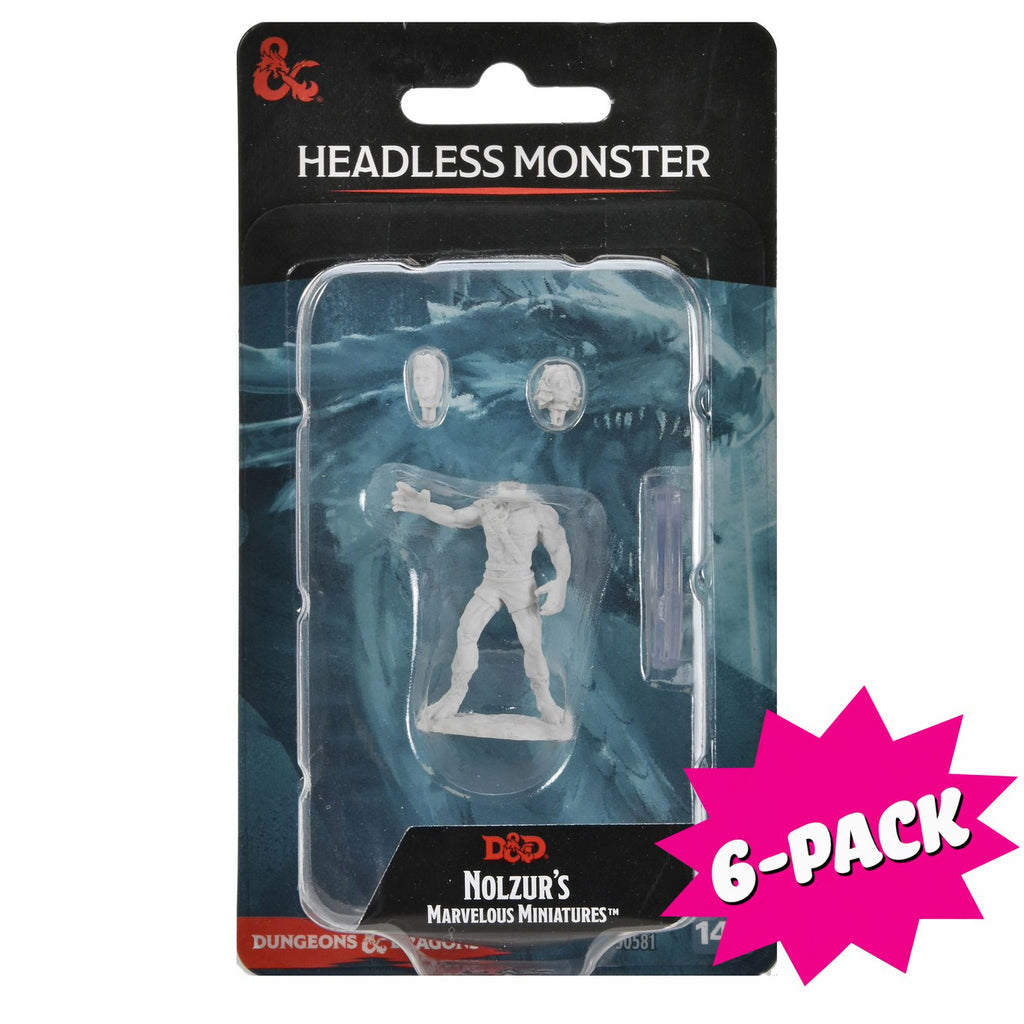 D&D Nolzur's Marvelous Miniatures: Headless Monster (Bundle of 6)
