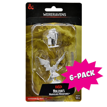 D&D Nolzur's Marvelous Miniatures: Wereravens (Bundle of 6)