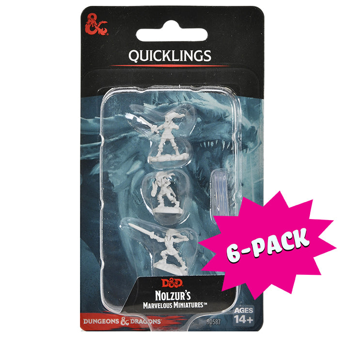 D&D Nolzur's Marvelous Miniatures: Quicklings (Bundle of 6)