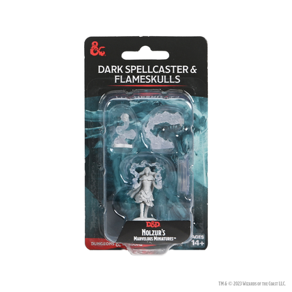 D&D Nolzur's Marvelous Miniatures: Dark Spellcaster & Flameskull - 1