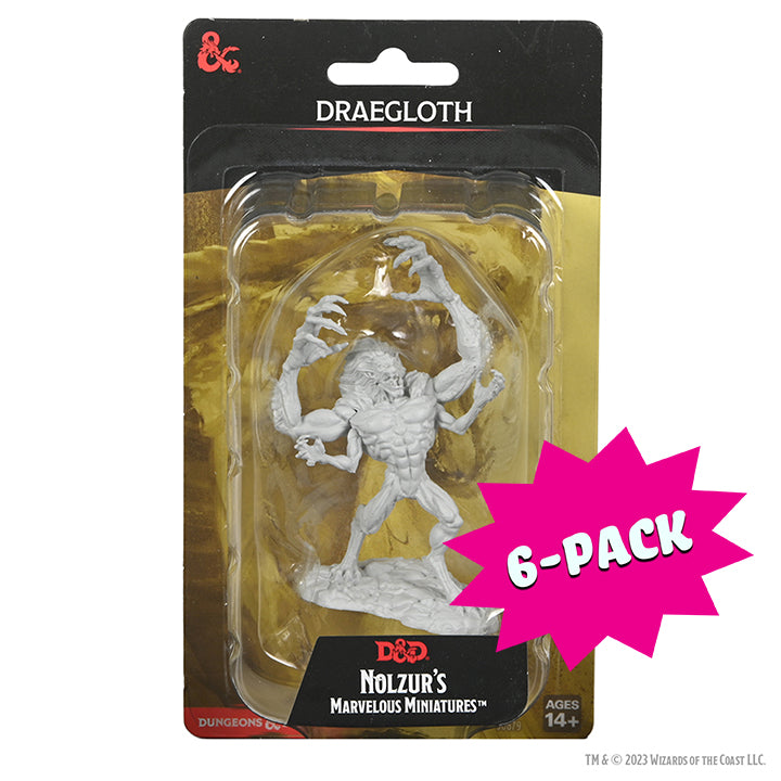 D&D Nolzur's Marvelous Miniatures: Draegloth (Bundle of 6)