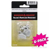 D&D Nolzur's Marvelous Miniatures: Archdruid & Martial Arts Adept (Bundle of 6)
