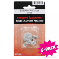 D&D Nolzur's Marvelous Miniatures: Sahuagin Priestess (Bundle of 6)