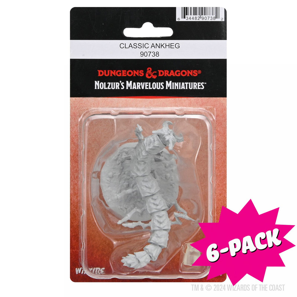 Dungeons & Dragons Nolzur's Marvelous Miniatures: Classic Ankheg (Bundle of 6)