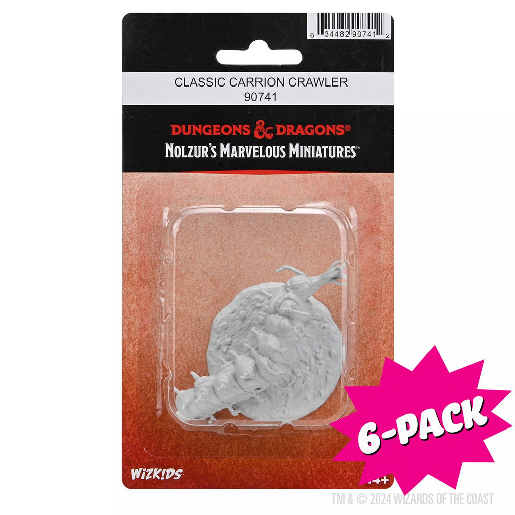 D&D Nolzur's Marvelous Miniatures: Classic Carrion Crawler (Bundle of 6)