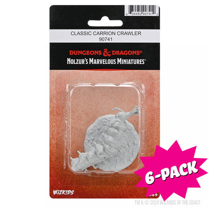 D&D Nolzur's Marvelous Miniatures: Classic Carrion Crawler (Bundle of 6)