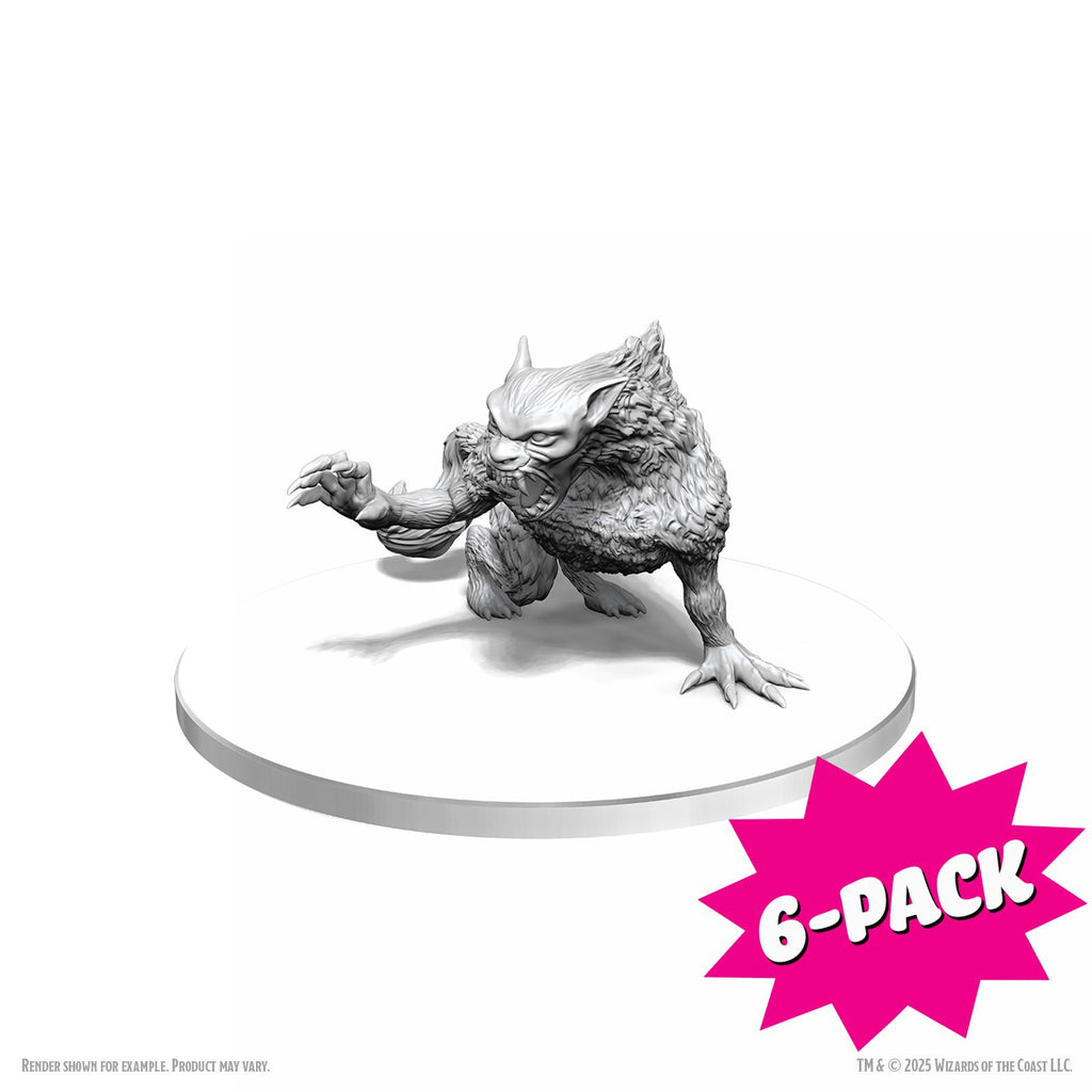 D&D Nolzur's Marvelous Miniatures: Barghest (Bundle of 6)