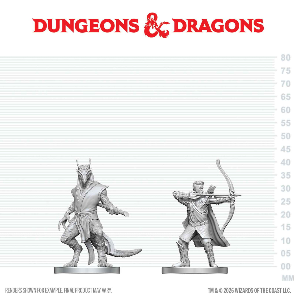 PRE-ORDER - D&D Nolzur's Marvelous Miniatures: Gnome Warlock & Aasimar Wizard