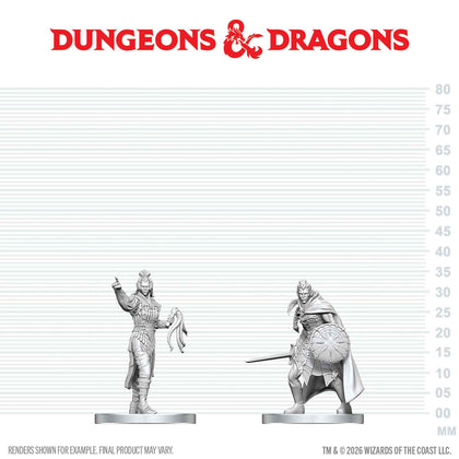 PRE-ORDER - D&D Nolzur's Marvelous Miniatures: Drow Elite Warrior & Drow Priestess of Lolth - 1