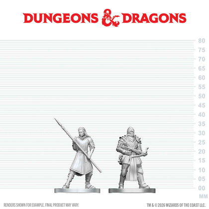 PRE-ORDER - D&D Nolzur's Marvelous Miniatures: Town Guards - 1