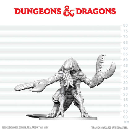 PRE-ORDER - D&D Nolzur's Marvelous Miniatures: Chuul - 1