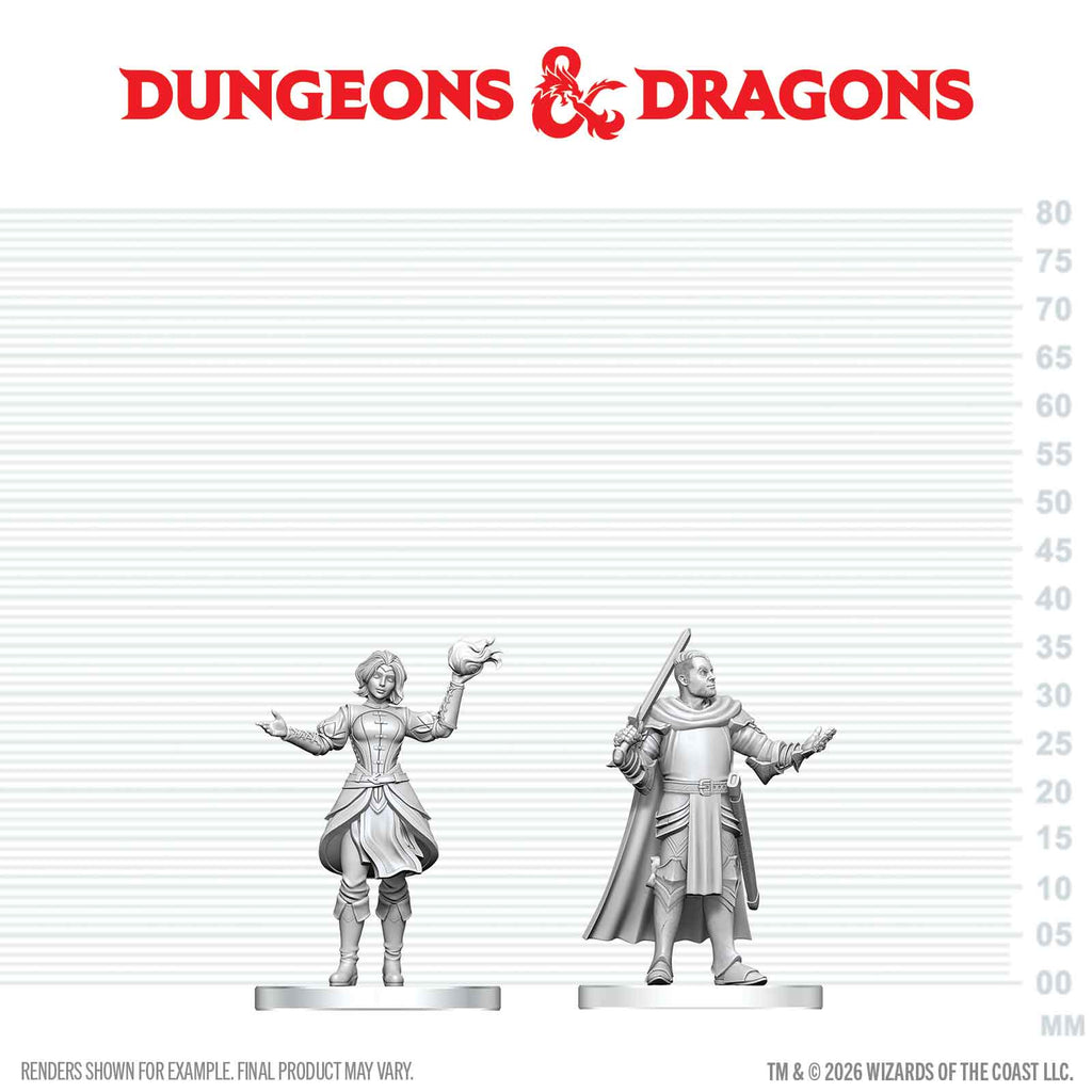 PRE-ORDER - D&D Nolzur's Marvelous Miniatures: Knight & Mage Apprentice