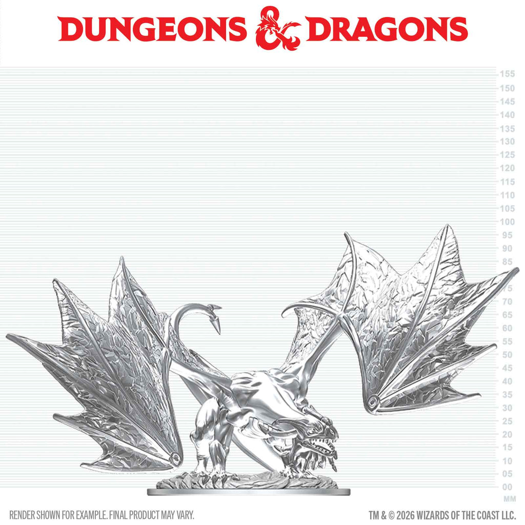 PRE-ORDER - D&D Nolzur's Marvelous Miniatures: Young Sapphire Dragon