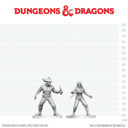 PRE-ORDER - D&D Nolzur's Marvelous Miniatures: Bandit & Pirate - 1