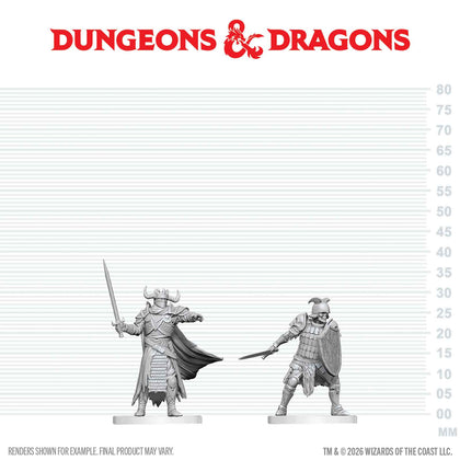 PRE-ORDER - D&D Nolzur's Marvelous Miniatures: Death Knight & Death Knight Aspirant - 1