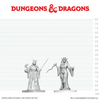 PRE-ORDER - D&D Nolzur's Marvelous Miniatures: Cultist Fanatic & Hierophant - 1