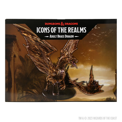 PRE-ORDER - D&D Icons of the Realms: Adult Brass Dragon - 2
