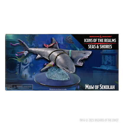 D&D Icons of the Realms: Seas & Shores - Maw of Sekolah Boxed Figure - 2