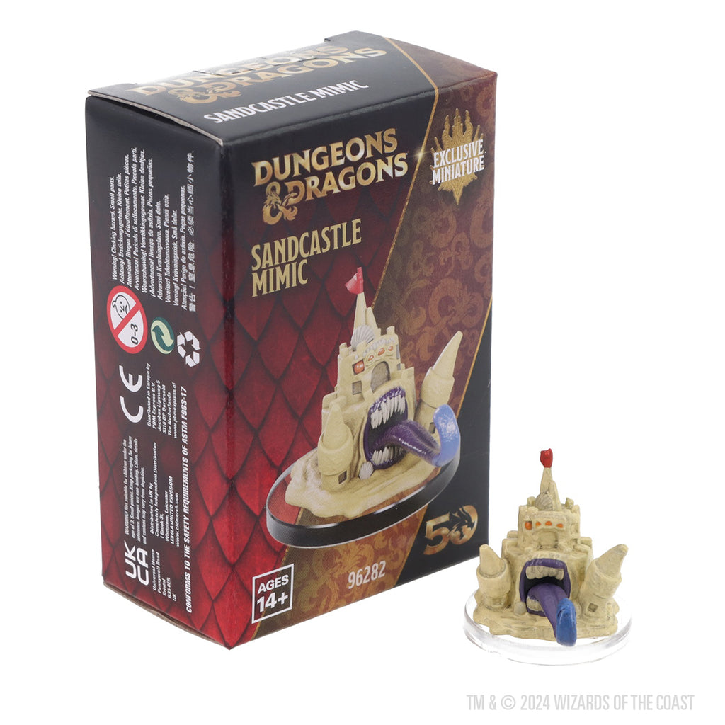 D&D Icons of the Realms: Sandcastle Mimic Promo Miniature