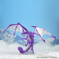 D&D Icons of the Realms: Adult Amethyst Dragon Boxed Miniature