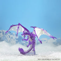 D&D Icons of the Realms: Adult Amethyst Dragon Boxed Miniature