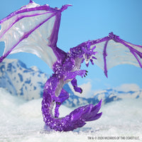 D&D Icons of the Realms: Adult Amethyst Dragon Boxed Miniature