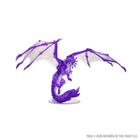 D&D Icons of the Realms: Adult Amethyst Dragon Boxed Miniature
