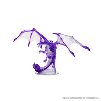 D&D Icons of the Realms: Adult Amethyst Dragon Boxed Miniature