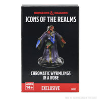 D&D Icons of the Realms: Chromatic Wyrmlings in a Robe Exclusive Miniature