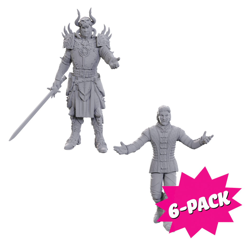 D&D Nolzur's Marvelous Miniatures: Special Edition Baldur's Gate 3 — Sarevok Anchev & Raphael (Bundle of 6)