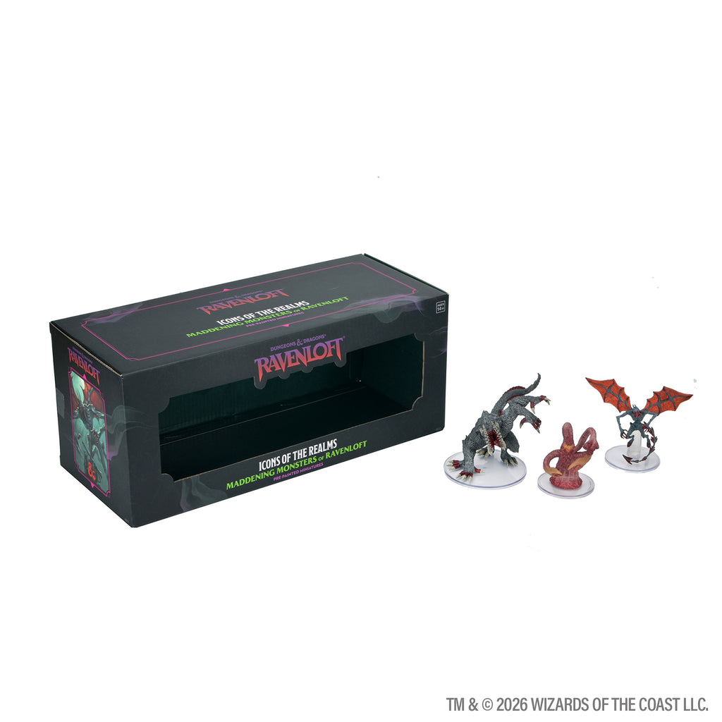 PRE-ORDER - D&D Icons of the Realms: Maddening Monsters of Ravenloft