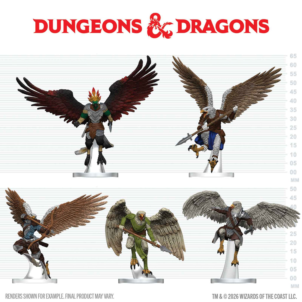 PRE-ORDER - D&D Icons of the Realms: Aarakocra Flock