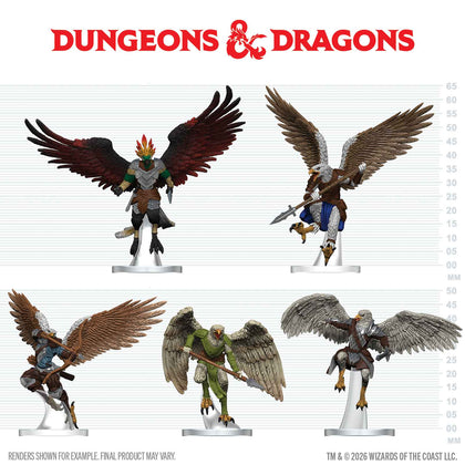PRE-ORDER - D&D Icons of the Realms: Aarakocra Flock - 1