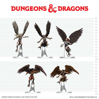 PRE-ORDER - D&D Icons of the Realms: Harpy Flock - 1