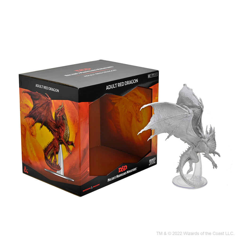 WizKids D&D Drago Fantasma Rosso – Miniatura Gigante Non Morta Per Dungeons & Dragons – Alta 25cm, Pronta Per Essere Dipinta (Le Meraviglie Di Nolzur)