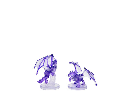 D&D Icons of the Realms: Fizban's Treasury of Dragons Amethyst Wyrmling Promo - 2