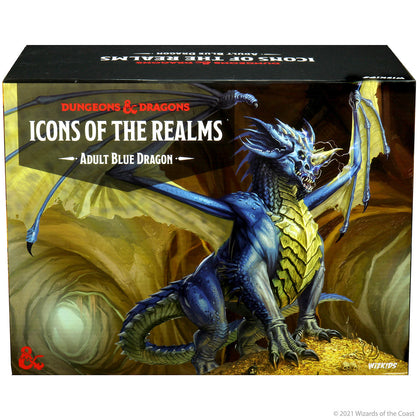 D&D Icons of the Realms: Adult Blue Dragon Premium Figure - 1