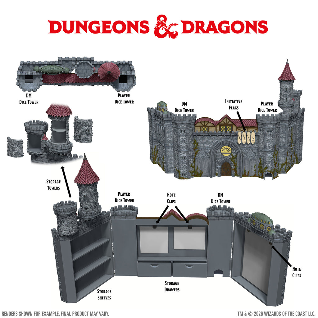 PRE-ORDER - D&D Replicas of the Realms: Castle Ravenloft DM Screen