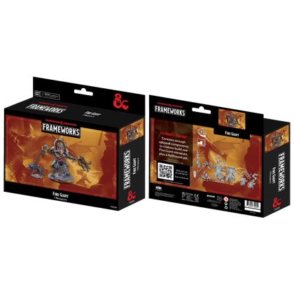 D&D Frameworks: Fire Giant - Unpainted and Unassembled - 1
